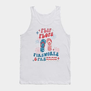 Flip Flops, Fireworks & Freedom Tank Top